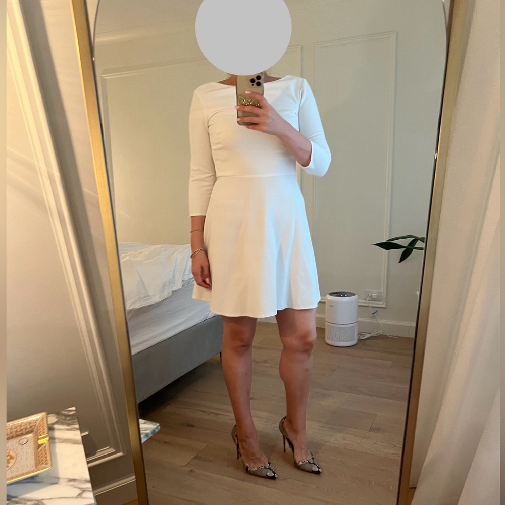Fun and Flirty ASOS swing dress with scoop back